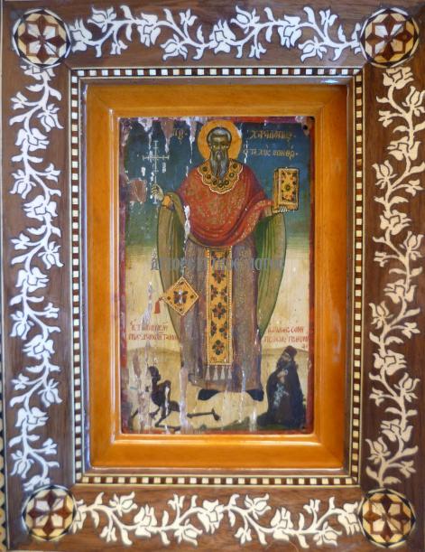 Icoana Sfântului Haralambie de la Chilia „Sfântul Acachie” – Kavsokalivia, Athos